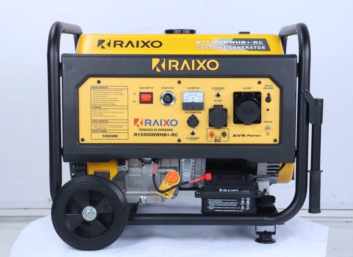 موتور برق بنزینی راکسیو 10 کیلووات مدل R15500DWHB+-RC ریموت دار