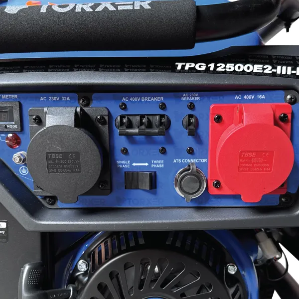 موتور برق بنزینی ۱۰ کیلووات تکفاز سه فاز تورکسر مدل TPG12500E2IIIRC ریموتدار - تصویر 6